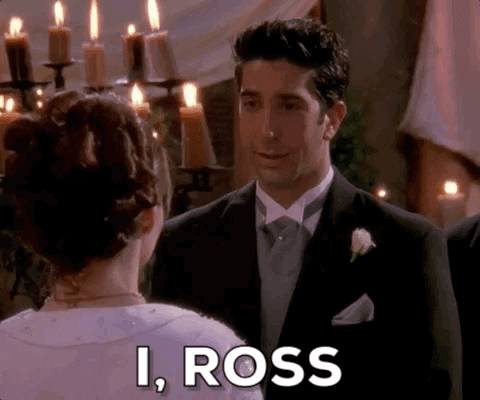 Ross gets married to Emily, but he says Rachel's name at the altar | F.R.I.E.N.D.S 